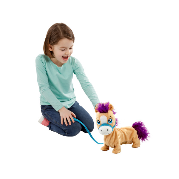 Peluche interactive 23 cm Pumpkin le poney - Animagic 