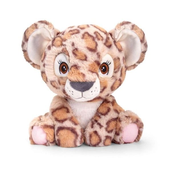 Peluche léopard 16 cm