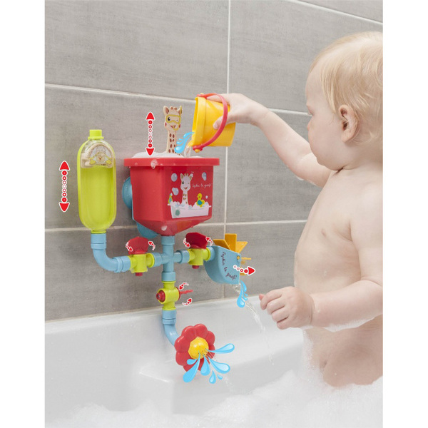 Jeu de bain tuyaux folie avec hochet maracas