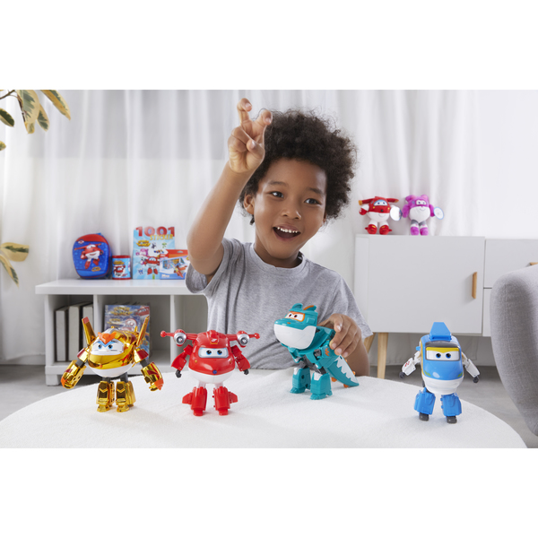 Pack 4 figurines Super Wings 12cm saison 6