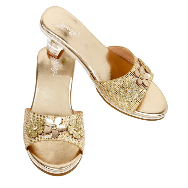 Chaussures à talon Ellina – Or Métallique Taille 27/28