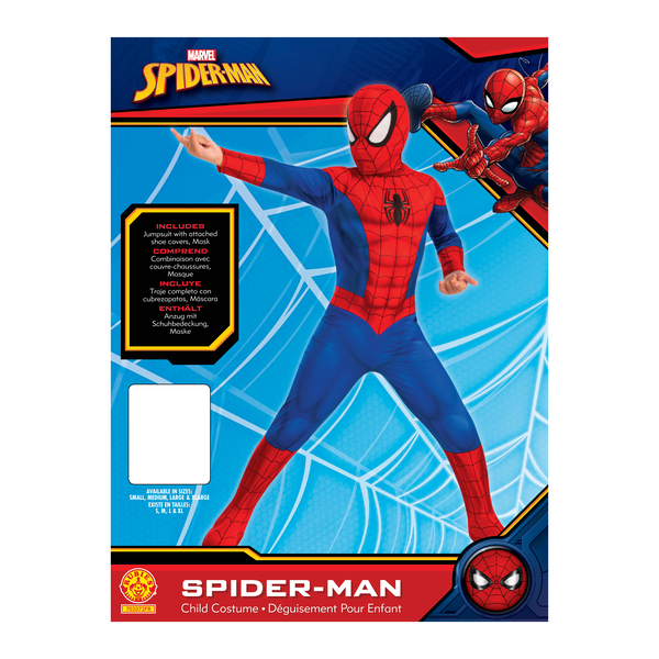 Déguisement classique Spider-Man - 7/8 ans