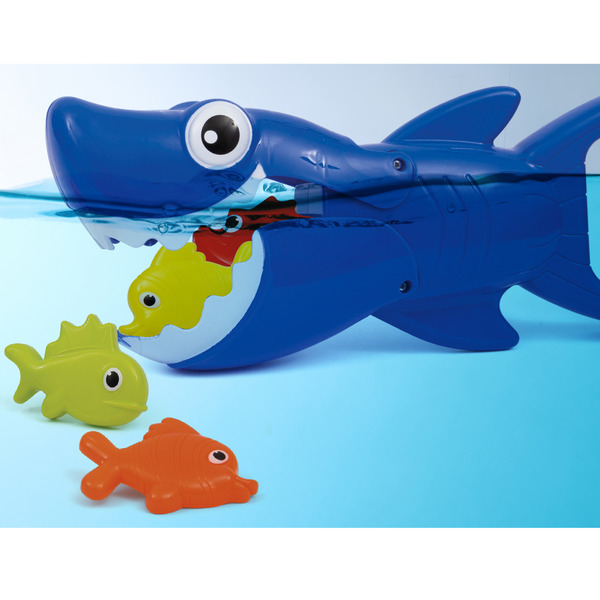 Jouet de bain requin attrape poissons