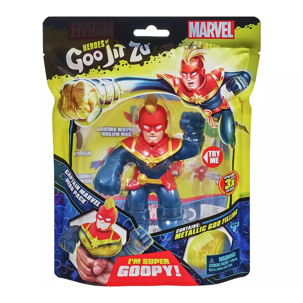 Figurine 11 cm Captain Marvel - Goo Jit Zu - Marvel Avengers