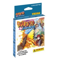 Stickers Naruto - 24 autocollants et 6 cartes