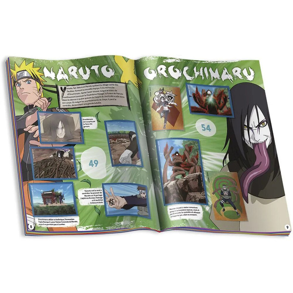 Stickers Naruto - 44 autocollants et 11 cartes