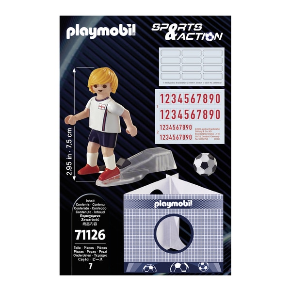 71126 - Playmobil Sports et Action - Joueur de football Anglais