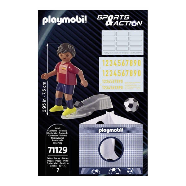 71129 - Playmobil Sports et Action - Joueur de football Espagnol