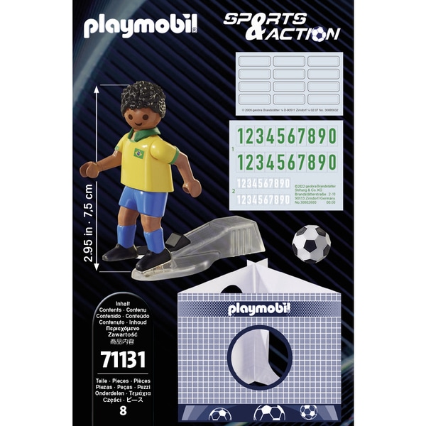 71131 - Playmobil Sports et Action - Joueur de football Brésilien
