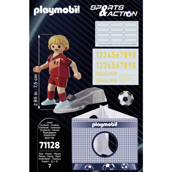 71128 - Playmobil Sports et Action - Joueur de football Belge