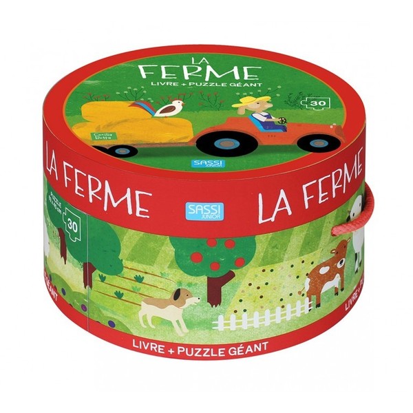 Puzzle avec livre la ferme