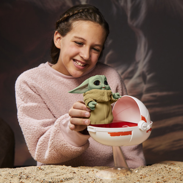 Figurine interactive Grogu et son landau - Star Wars