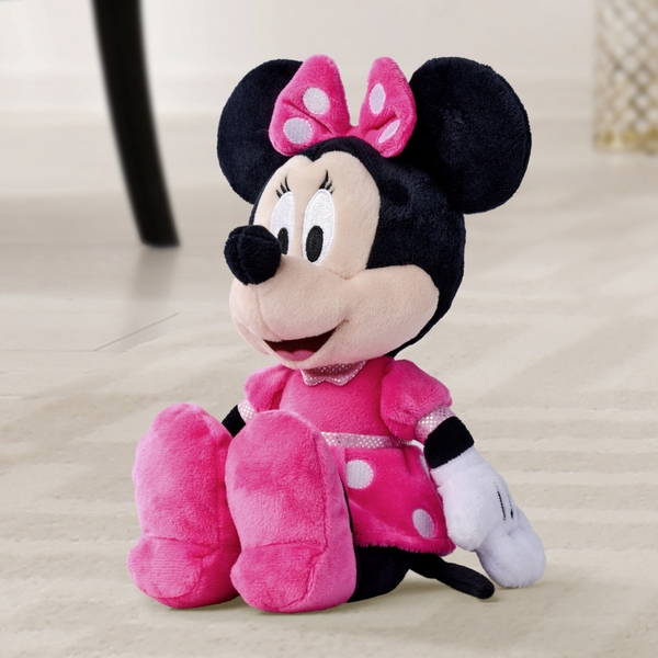 Peluche Minnie - Robe Rose