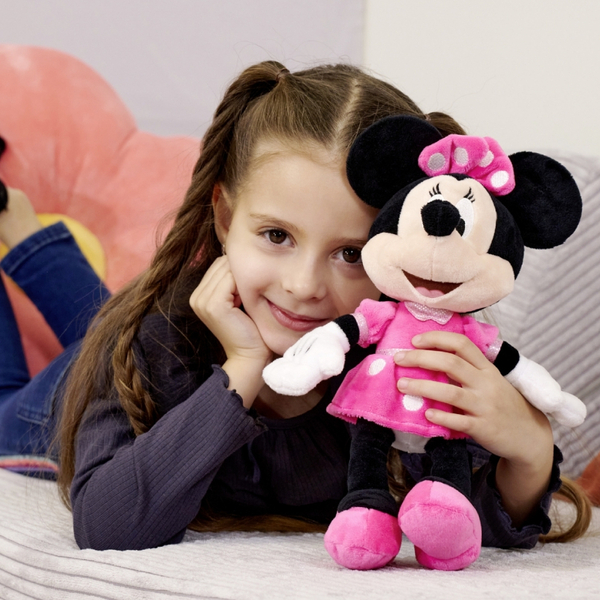 Peluche Minnie - Robe Rose