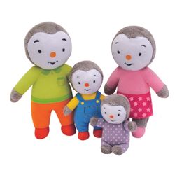 Peluche la famille de T'choupi