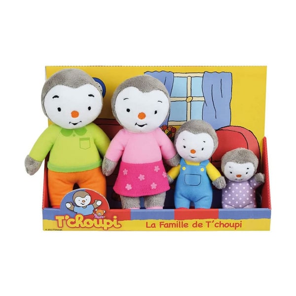 Peluche la famille de T choupi