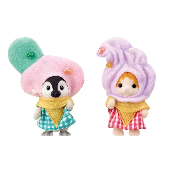 Sylvanian Families - 5685 - Duo de bébés costumés Crème Glacée