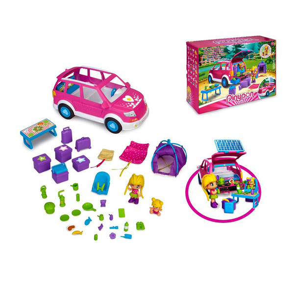 Camping Car figurines et accessoires - Pinypon