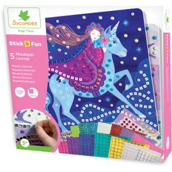 Stick'n Fun - Grandes Mosaïques Licornes