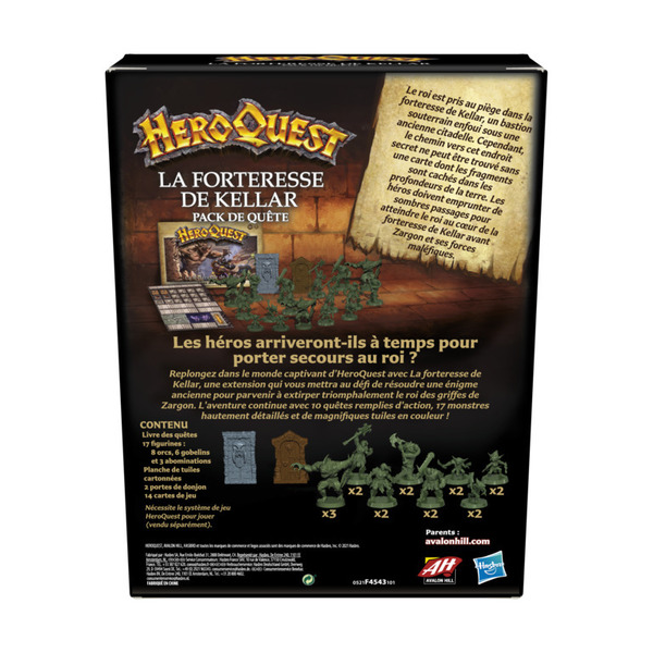 Avalon Hill HeroQuest - Extension La forteresse de Kellar