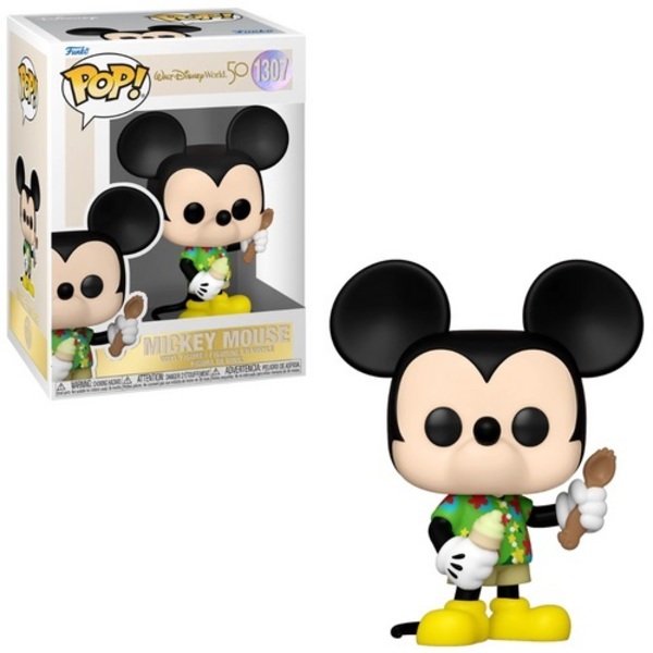 Figurine Mickey Mouse Aloha - Funko Pop - N°1307