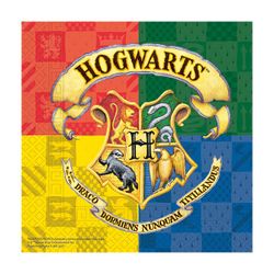 Serviettes - Harry Potter Poudlard - lot de 20x12