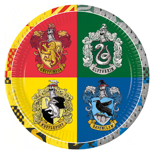 Assiettes - Harry Potter Poudlard - lot de 8