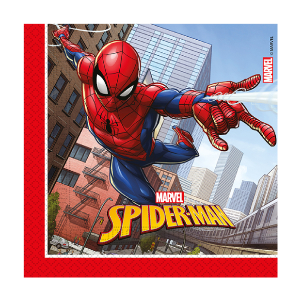 20 Serviettes Spiderman
