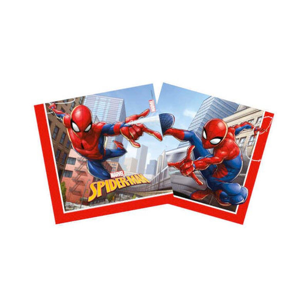 20 Serviettes Spiderman