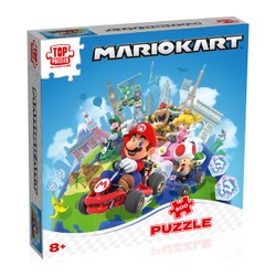 Puzzle 500 pièces Mario Kart autour du Monde