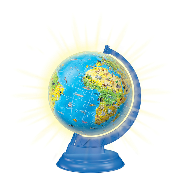 Puzzle 3D - Globe illuminé 180 pièces