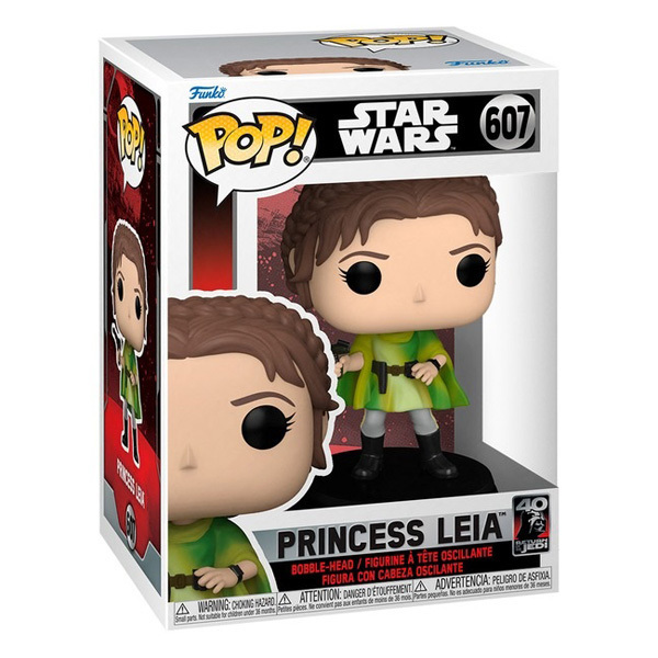 Figurine Princesse Leia - Disney Star Wars - Funko Pop n°607