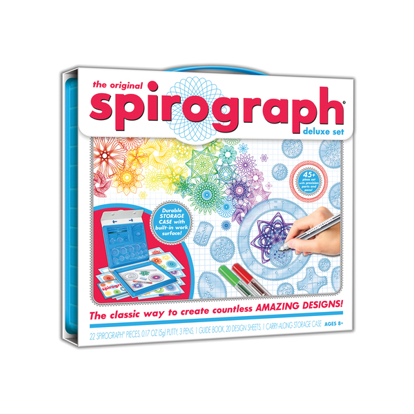 Coffret Spirograph Deluxe – 45 Pièces Pour Dessins Infinis – Loisir Créatif Enfants 8 Ans Et Plus