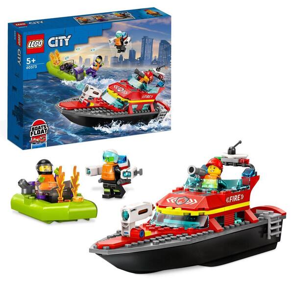 60373 - LEGO® City - Le Bateau de Sauvetage des Pompiers