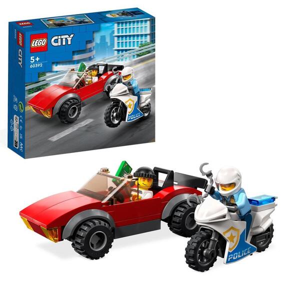 60392 - LEGO® City - La Course-poursuite de la Moto de Police