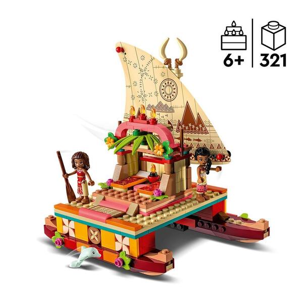 43210 - LEGO® Disney - Le Bateau d’Exploration de Vaiana