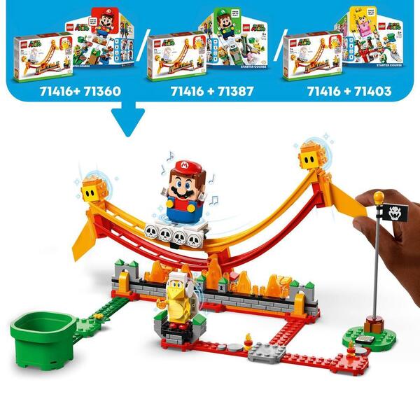 71416 - LEGO® Super Mario - Ensemble d Extension Le Manège de la Vague de Lave