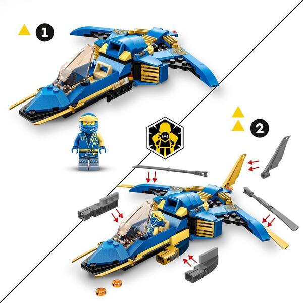 71784 - LEGO® NINJAGO - Le Jet Supersonique de Jay – Évolution