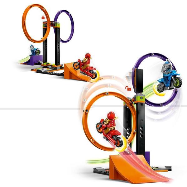 60360 - LEGO® City Stuntz - Le Défi de Cascade : les Cercles Rotatifs