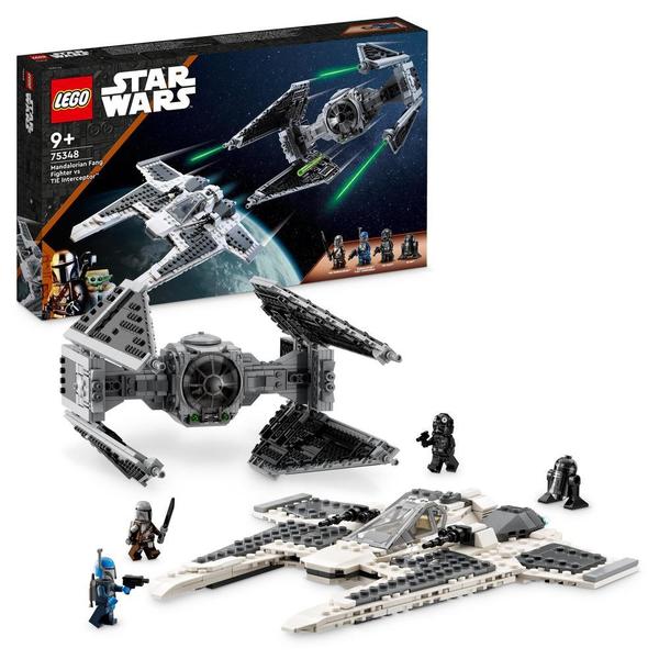 75348 - LEGO® Star Wars - Le Chasseur Fang Mandalorien Contre le TIE Interceptor