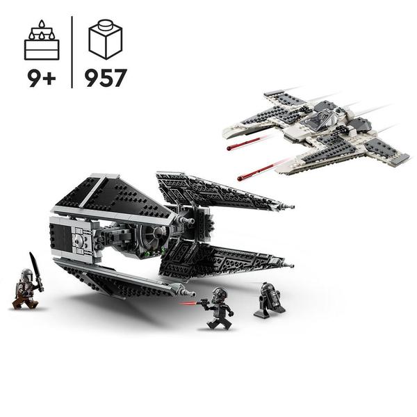 75348 - LEGO® Star Wars - Le Chasseur Fang Mandalorien Contre le TIE Interceptor