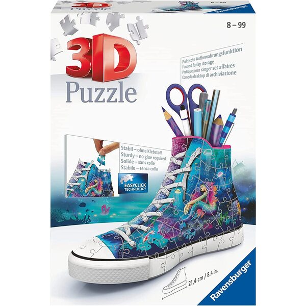 Sneaker Enchanting Mermaids - Puzzle 3D