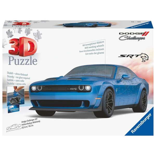 Puzzle 3D 108 pièces - Dodge Challenger SRT Hellcat Redeye Widebody