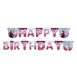 Guirlande 'happy birthday' La reine des neige