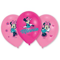 6 Ballons Minnie Mouse