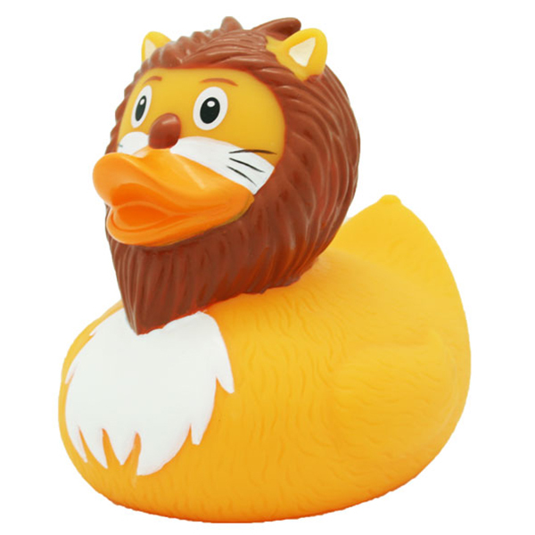 Canard de bain lion