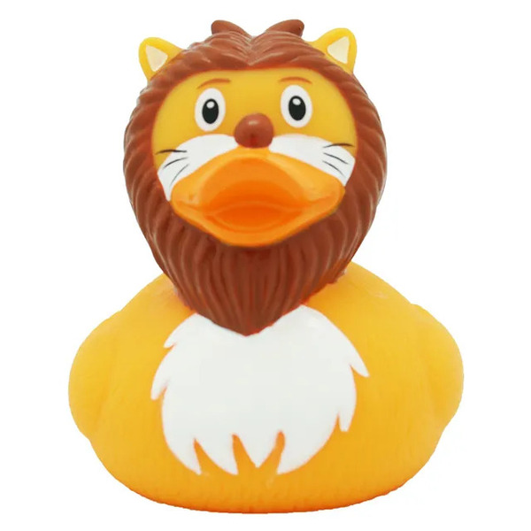 Canard de bain lion