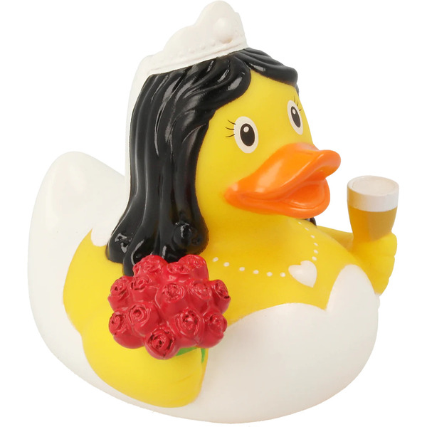 Canard de bain mariée
