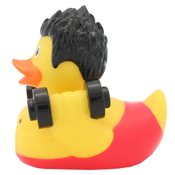Canard de bain culturiste