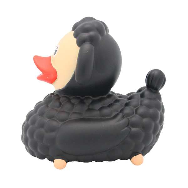 Canard de bain mouton noir